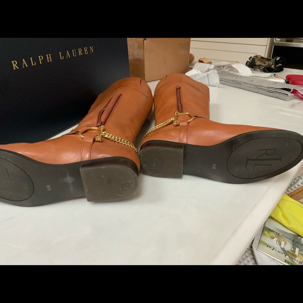 Ralph Lauren leather  nwot riding boots - Picture 10 of 11